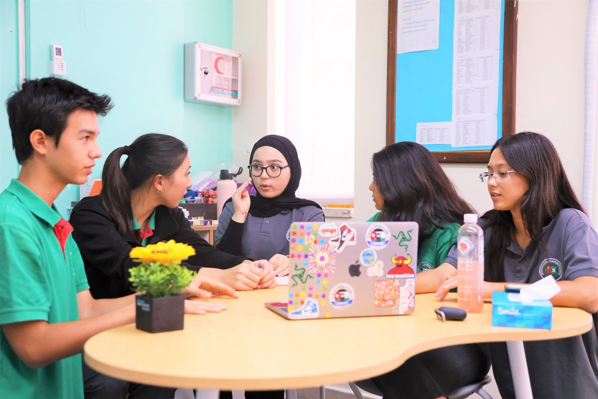ICS_Amman's tweet photo. Celebrating our @DebateMate World Series Winners, an article has been published, written by our own Tanishka, #Year11ICS, about the journey and key to success. We look forward to covering their trip to London this April. #ChallengeICS #BAHICS https://t.co/oFlKWQaxSM https://t.co/CnwpXMMu1i
