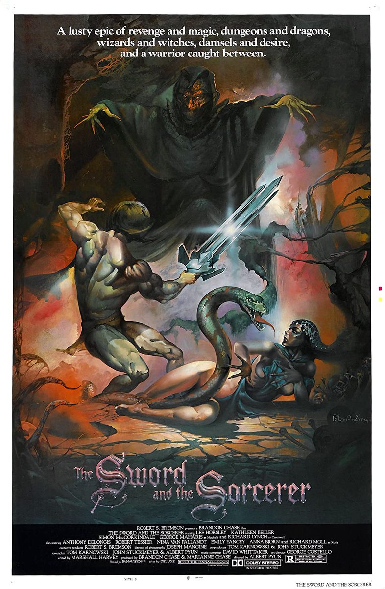 EugWSerra's tweet image. On April 23, 1982, The Sword and the Sorcerer was released. #TheSwordAndTheSorcerer #AlbertPyun #LeeHorsley
#KathleenBeller
#SimonMacCorkindale #GeorgeMaharis #RichardLynch