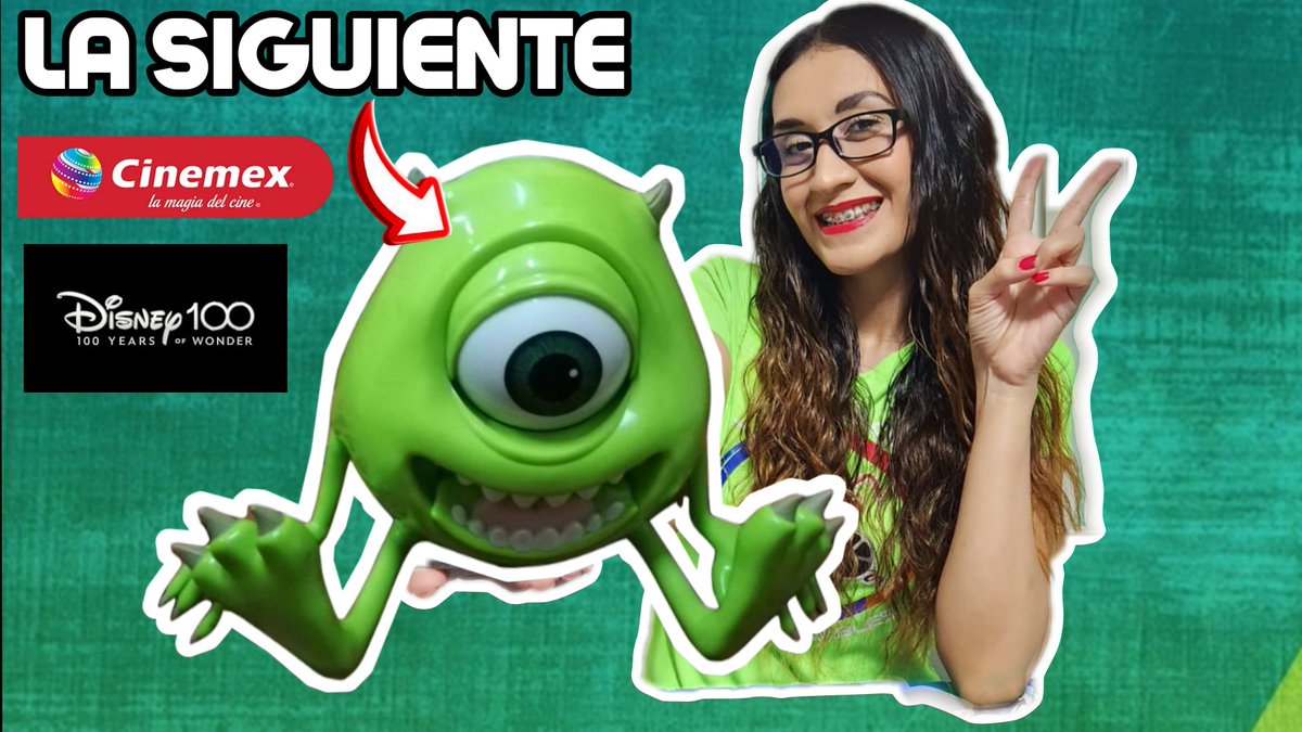 vasosdecineyco1's tweet image. Me encanto 😍 PALOMERA #mikewazowski DE #CINEMEX #DISNEY100 2/12 ⬇️⬇️
youtu.be/qV3zHFguG6Y