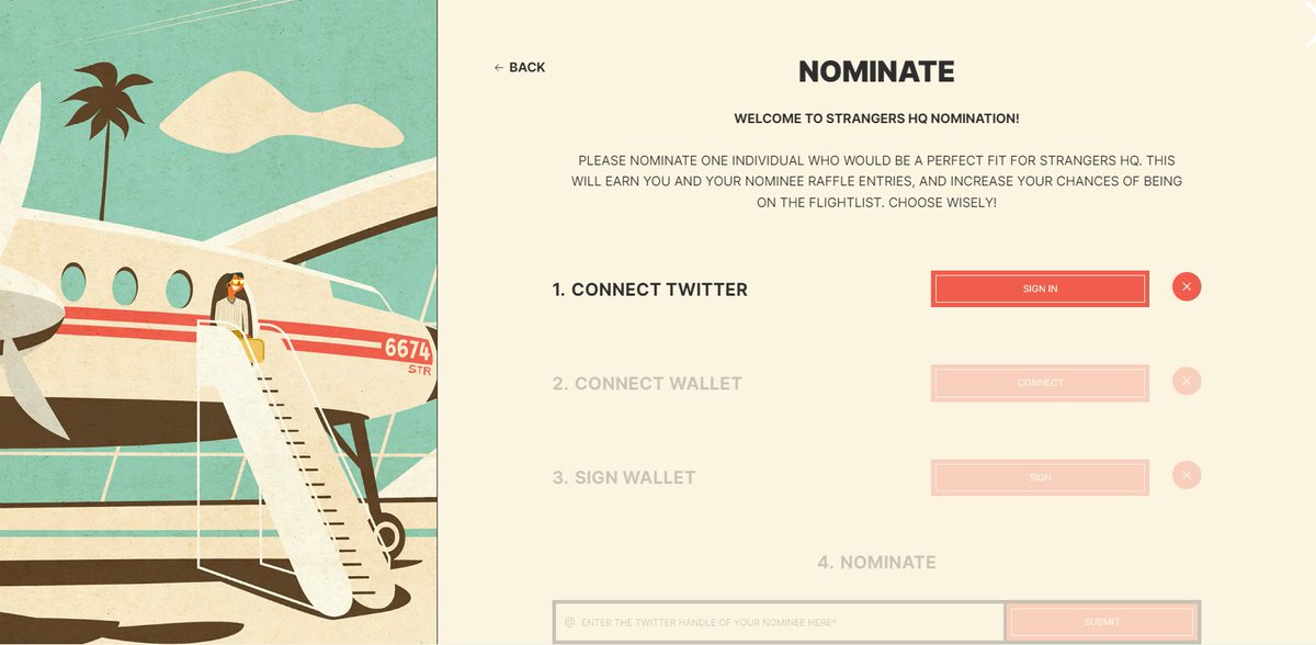 Giving away 1x nomination from a gold pass VIP
Winner will have a high chance of getting WL for <a href="/StrangersHQ/">Strangers</a> 

All you have to do is tag 3 friends &amp; retweet down below!