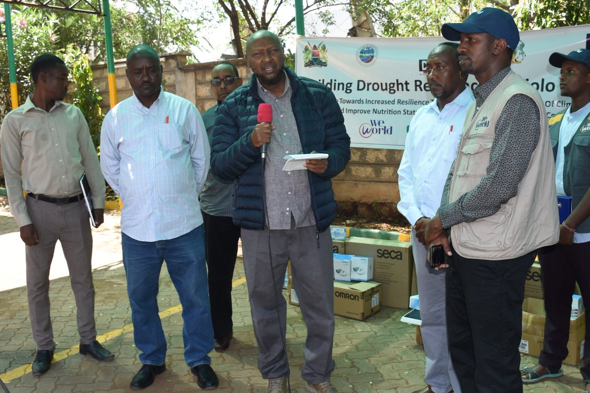 CSDadheBoru's tweet photo. I have today on behalf of H.E. @GovGuyo received a donation of medical equipment worth half a million shillings (Kes.500,000)  from @WeWorldOnlus under the Drought Resilience in Isiolo County (DRIC) Project that is funded by the European Union. (1) https://t.co/L2Rg7pB6uQ