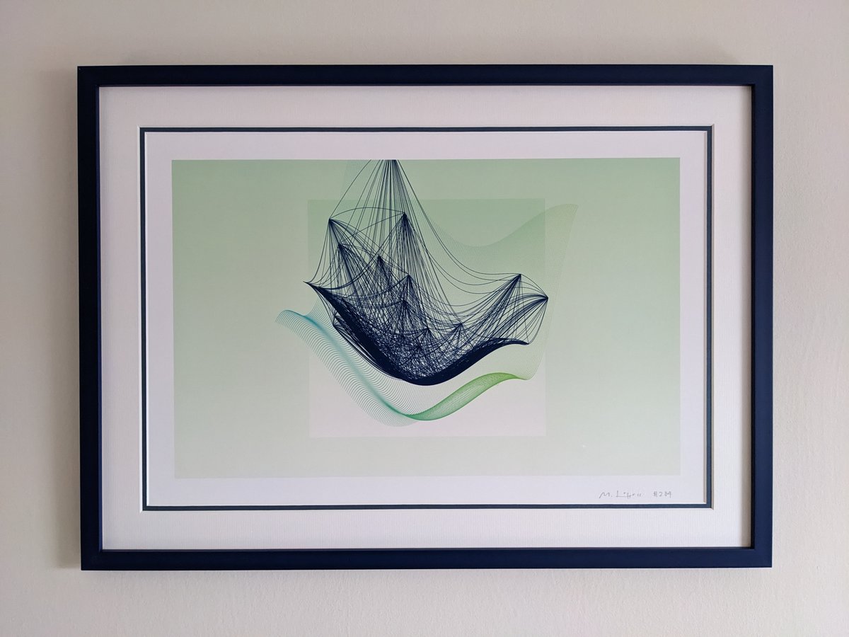 Back from the framers LeWitt Generator Generator #284 by <a href="/mitchellfchan/">Mitchell F Chan</a>