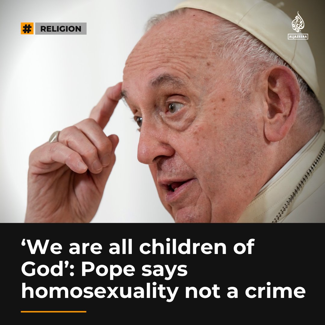 God, Pope, homosexuality