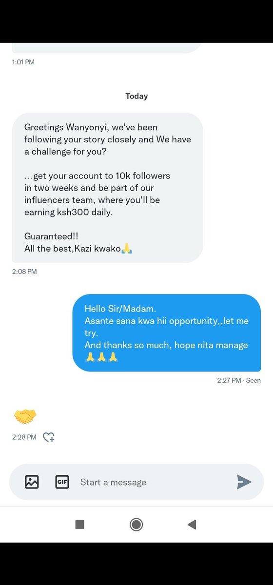 _Wanyonyi1's tweet image. My employers kindly tell a friend to tell a friend to follow me.
Less than 6 days remaining nianze kupata Unga 300 daily.

Meanwhile nafaa kuanza ku save pesa za rent kesho....kindly ukiwa na any kibarua call me 0723579013 or dm.

10k followers challenge is still on 🙏