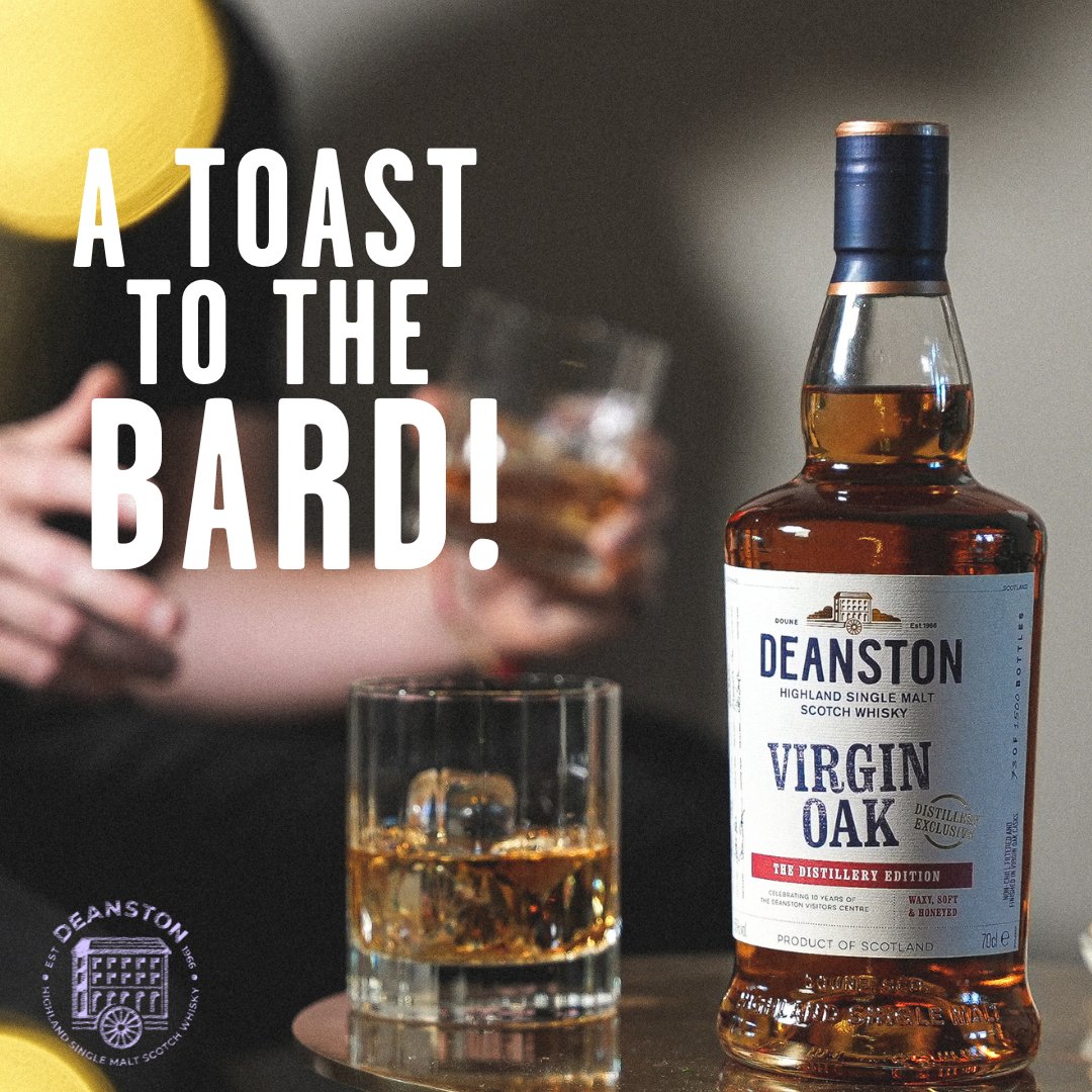 Today we celebrate Burns Night, and what better way to toast the Bard than with a dram of something special! 
Our Virgin Oak: Distillery Edition is a more concentrated version of our classic Virgin Oak, bursting with spice, vanilla &amp; citrus notes.   Who's joining us with a dram?