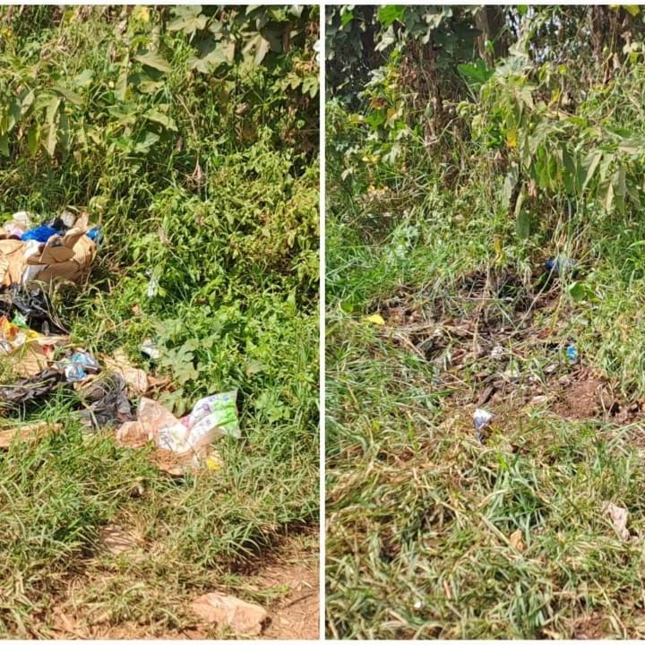 UgandaRangers's tweet photo. Inadequate service coverage and operational inefficiencies worsened by the cost of waste services fuel illegal dump sites, it is an on-going battle to educate communities of the dangers, while clearing-up these spots with the support of #OEOO #NatuRes_ug #GIZ #GGGI. https://t.co/G67UINDCES