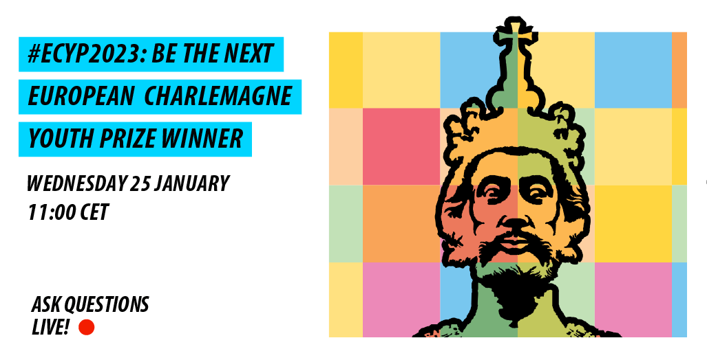 visit_EP's tweet photo. 📢🔴@Europarl_EYE is live! 

Join us for an info session, where you will get all the information you need on how to apply for the European Charlemagne Youth Prize! 🏆 🇪🇺

Watch the session and ask your questions live here 
🎤https://t.co/dncTeTiMg7 https://t.co/lS4gkrdzFR