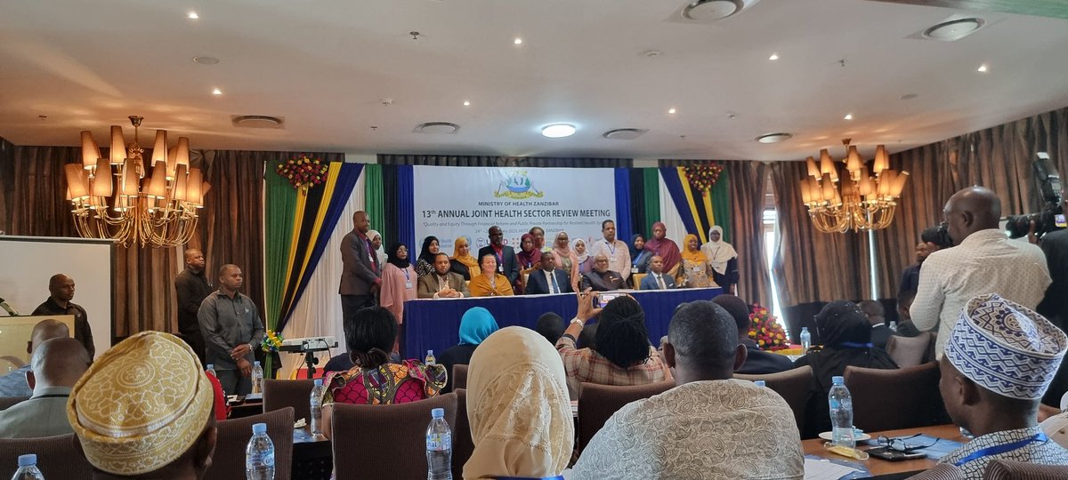 ahmedkherlid's tweet photo. 13th Annual Joint Health Sector Review Meeting. "Quality and Equity through Financial Reform and Public Private Partnership for Health System " Hongereni NGOs kwa kuwa mstari wa mbele kusaidia maendeleo ya Afya Zanzibar. @HabariZanzibar https://t.co/RAYCKBPaCy