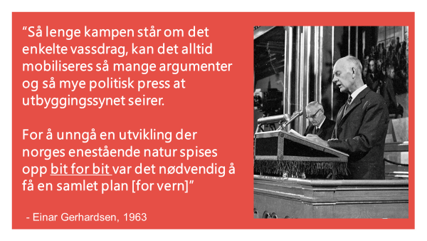 VVandvik's tweet photo. @Arbeiderpartiet, husk at dere har en stolt tradisjon å forsvare! Tenk på Gro Harlem Brundtland og Rio-konvensjonen som er forløperen til #Naturavtalen @CBD_COP15, og Einar Gerhardsen som satte ord på #BitForBit nedbygging, i arbeidet med samla plan for vassdrag. https://t.co/lo97VqtCY7