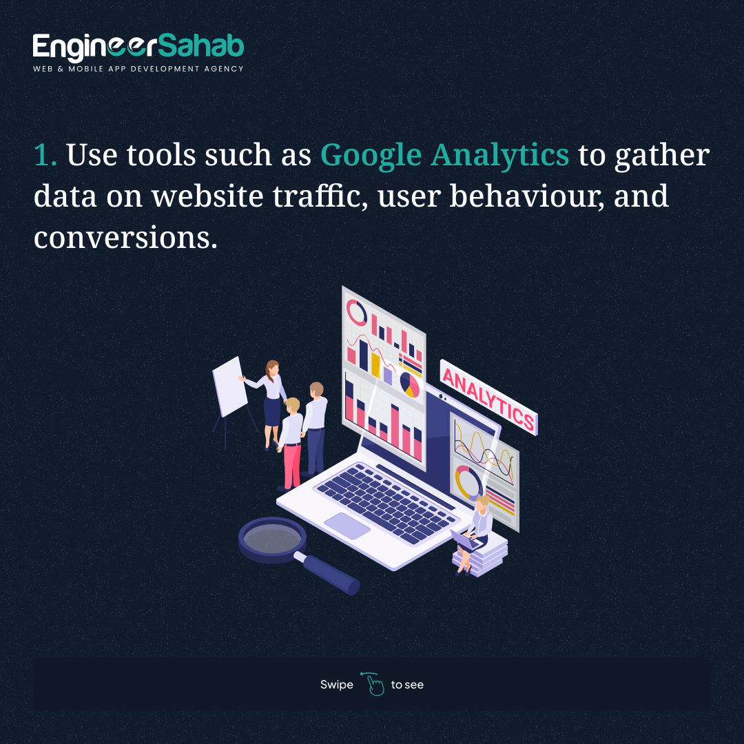 engineersahab_'s tweet photo. Use web analytics to track and analyze website data, identify areas for improvement, optimize user experience, content, and marketing strategies, and make data-driven decisions to increase project success.

Find us at- https://t.co/puBJKC3NxT

#webdevelopment #website #webdesign https://t.co/A70la0EoEr