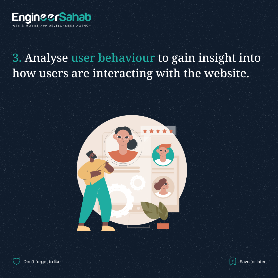 engineersahab_'s tweet photo. Use web analytics to track and analyze website data, identify areas for improvement, optimize user experience, content, and marketing strategies, and make data-driven decisions to increase project success.

Find us at- https://t.co/puBJKC3NxT

#webdevelopment #website #webdesign https://t.co/A70la0EoEr