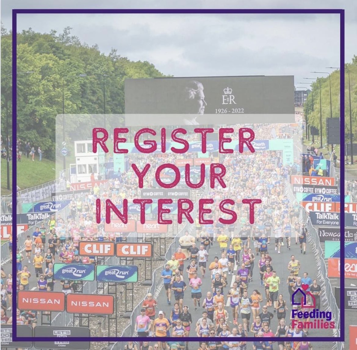 REGISTER YOUR INTEREST to Come and run the @Great_Run with us We only have 15 Ballot Spaces for our supporters to run the race to raise essential funds for Feeding Families. Register below to be the first to know when the spaces are released forms.gle/pJpmbgTmdrcTct…