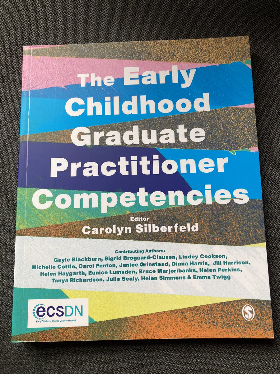 Emma31752388's tweet photo. Look what I received through the post today. Very exciting! It was great working with @eunice_lumsden and our @UoDECS student Tracey @09Morton #earlychildhood #earlychildhoodgraduatecompetencies #ecsdn https://t.co/TVd67jcAXl