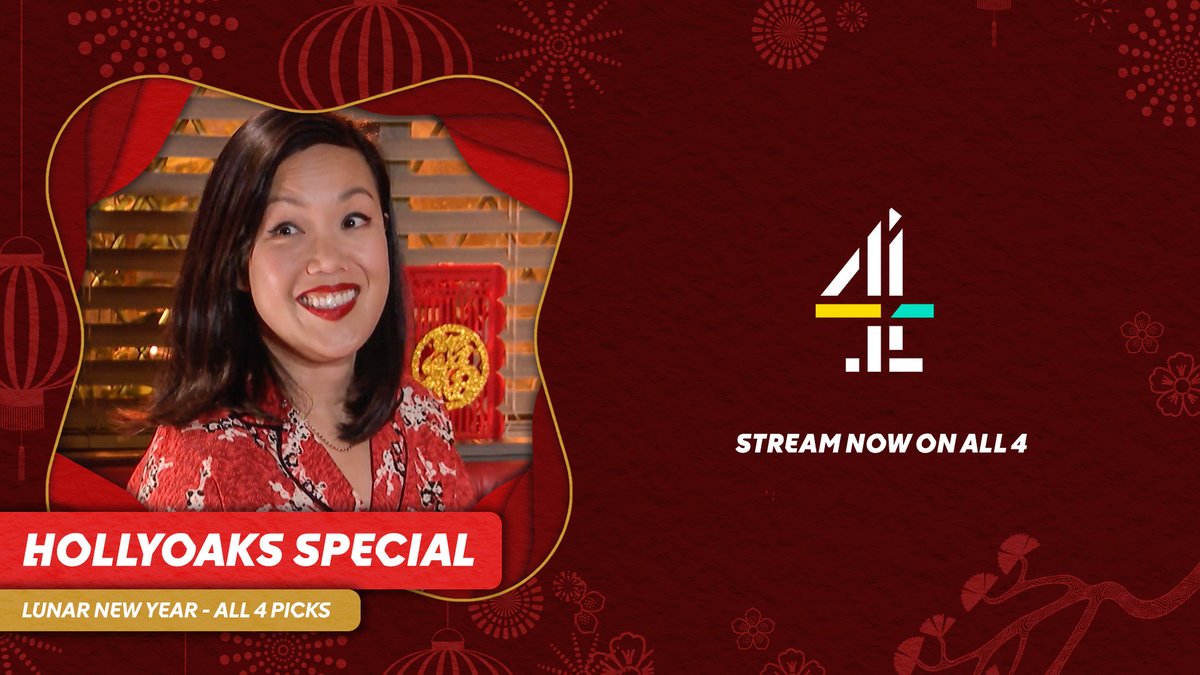 #LunarNewYear picks on All 4:
• The Huangs celebrate Lunar New Year in Fresh Off the Boat
• The Oscar-winning film Parasite
• Lunar New Year #Hollyoaks special
• She, a Chinese, a film about a young woman makes a trip from East to West
• <a href="/TheRealGokWan/">Gok Wan MBE 🌈</a> fires up his wok