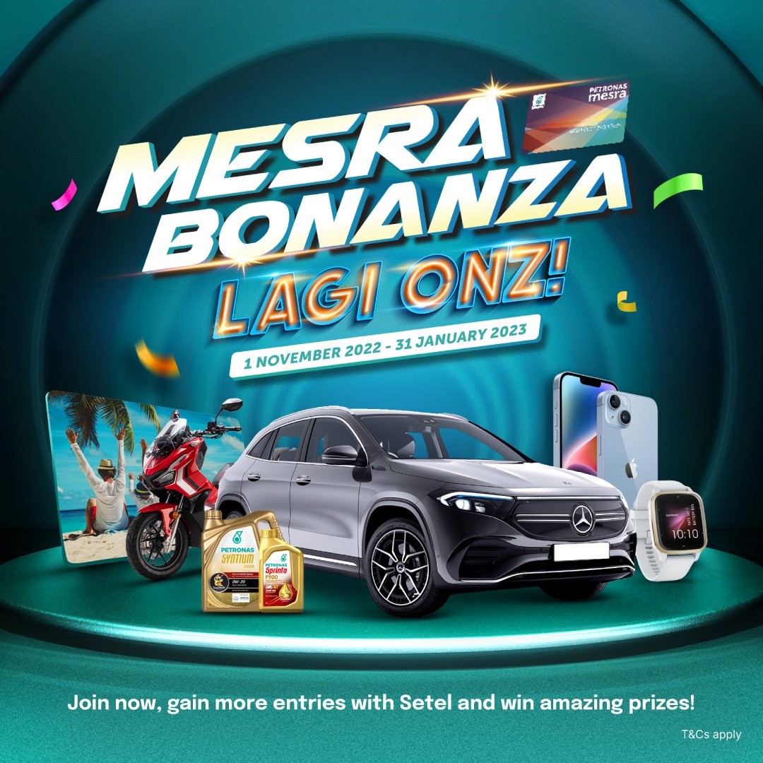 setel's tweet photo. ⛽ No changes in fuel price this week! Get updates directly from the Setel app!
#PayWithSetel a min. of RM40 on fuel per transaction at PETRONAS or spend a minimum of RM10 at Kedai Mesra for a chance to win grand prizes and also monthly prizes! https://t.co/BtFcktQkbR