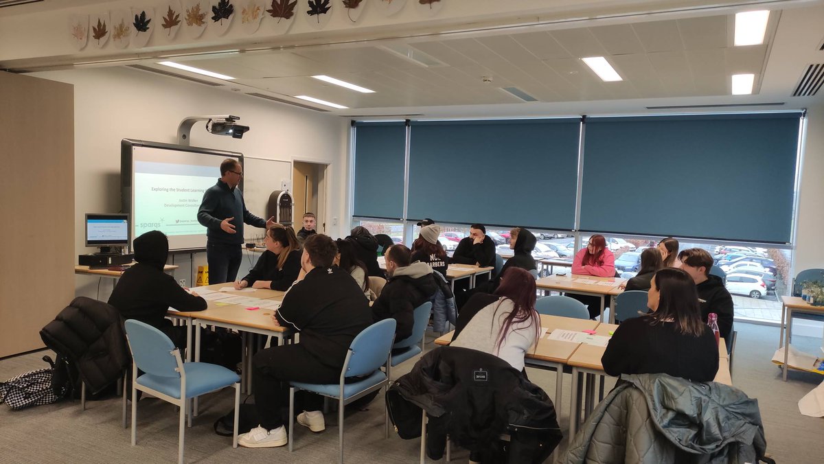 NCLStudentVoice's tweet photo. On Monday, @sparqs_scotland visited us and some of our students got the chance to participate in a national consultation about what a good student experience means to them. The results will help the Scottish Funding Council to redevelop its Student Learning Experience model. https://t.co/E5zsZQV6DA