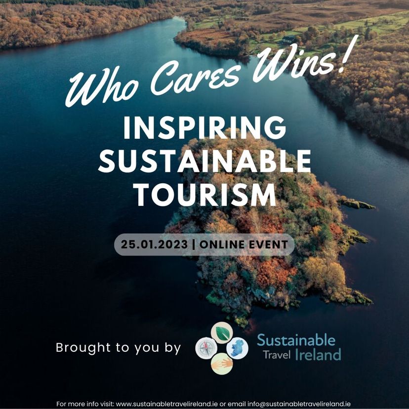 Delighted to be joining #FutureFocused industry partners from across Ireland today for @Sust_Travel_Ire #InspiringSustainableTourism conference. With a fantastic line up of speakers, looking forward to hearing valuable insights & new ideas in #RegenerativeTourism ☘️ #WhoCaresWins