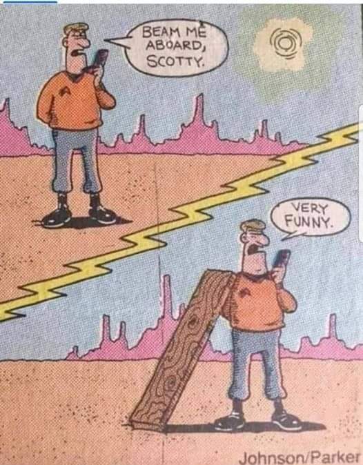 The true origin of "Beam me up, Scotty" 🤣🤣🤣