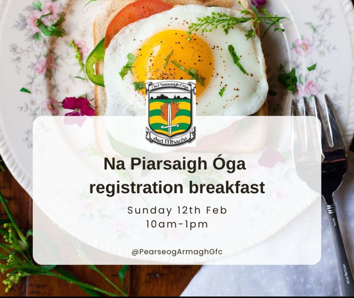 💚REGISTRATION💛

That time of year again, our registration morning will be held in the Social Club, details are below 

Our prices remain the same as last year:
Family- £70
Adult- £30
Student- £20
Underage- £10

#PearseÓg #GAA #BePartOfSomething #ClubCommunity