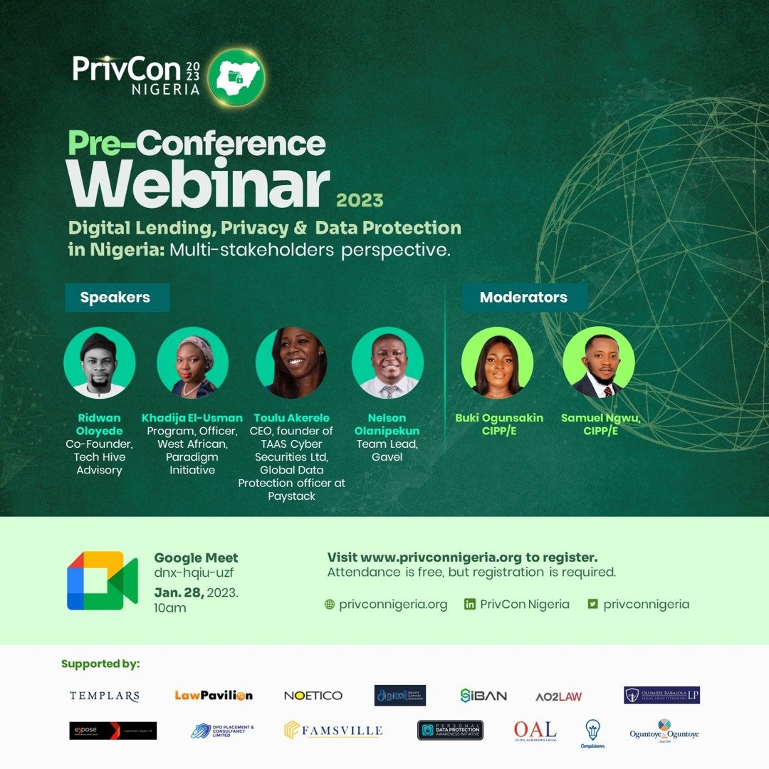 NelsonJide's tweet photo. Did you know that you could help a hacker cause more damage to you? I will be speaking at Digital Lending, Privacy and Data Protection in Nigeria. https://t.co/US72KyuT3u