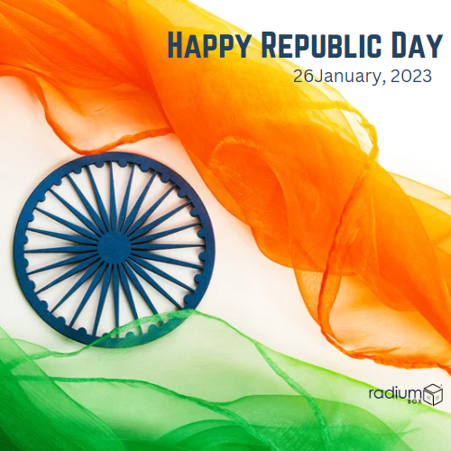 Radium_Box's tweet photo. Radium Box wishes you a very Happy 74th Republic Day...!!

#republicday #74threpublicday #radiumbox #republic2023 https://t.co/n4RYyiasDD
