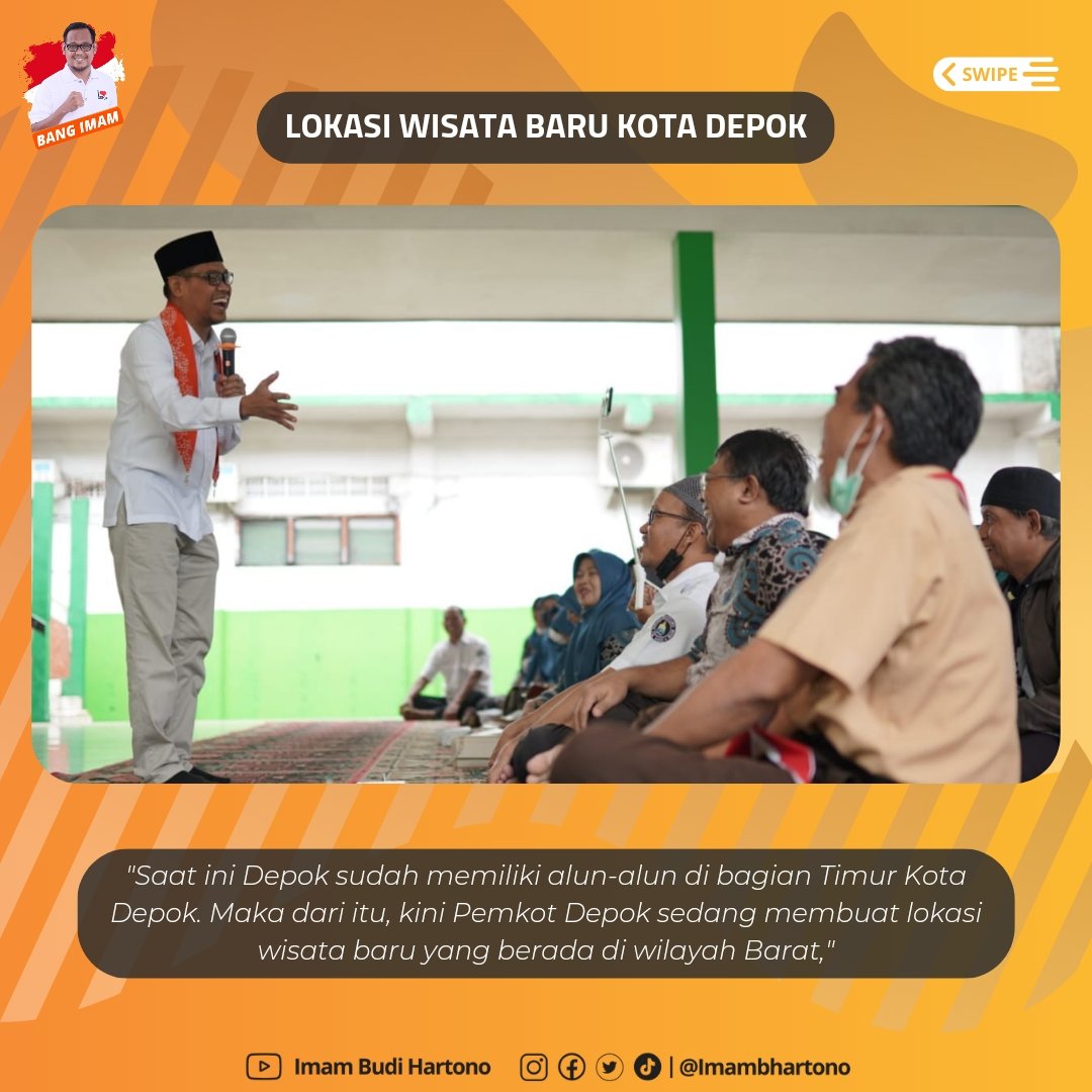 ImamBHartono's tweet photo. Saat ini Depok sudah memiliki alun-alun di bagian Timur Kota Depok. Maka dari itu, kini Pemkot Depok sedang membuat lokasi wisata baru yang berada di wilayah Barat.
#alunalunbarat #tamanhutanraya #situtujuhmuara #kotadepok #ibh #bangimam #wakilwalikotadepok https://t.co/ooIVg2x6Aa