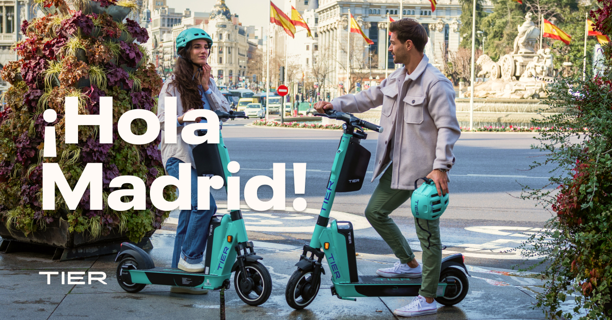 ¡Hola Madrid! We are honoured and excited to have been selected by @MADRID City Council to deploy 2,000 e-scooters in the capital of Spain for a 3-year period following a competitive and rigorous tender process. #ChangeMobilityForGood
