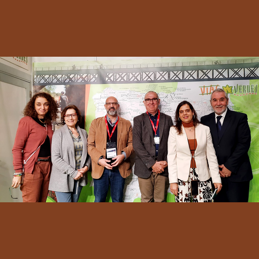 Infra_PT's tweet photo. A IP Património esteve presente na Feira Internacional de Turismo de Madrid - FITUR 2023, onde realizou várias ações promocionais da Rede de Ecopistas nacional.

Conheça as nossas Ecopistas em: https://t.co/2sU0TuBjiD

#ecopistas
#mobilidade
#bicicleta https://t.co/oJwTmI7M99