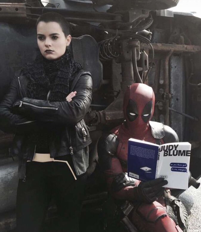 ⠀ 

 ⠀ ⠀ ── ACTING : Day two of filming Deadpool !  

  ⠀  ⠀