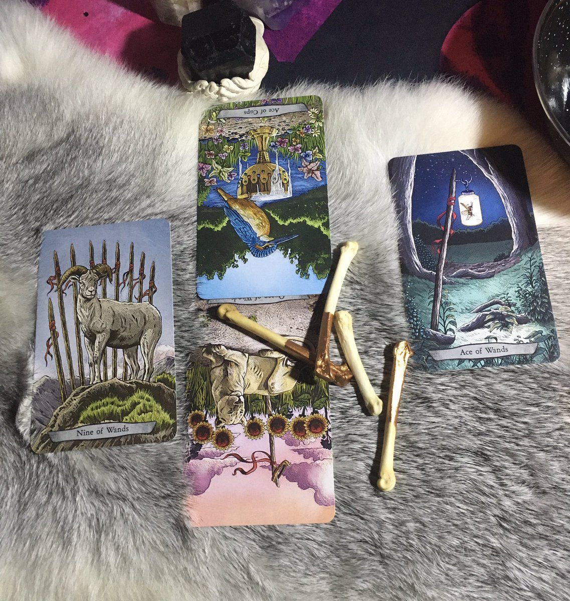 HagThee's tweet photo. Throwing The Bones is a four question reading mixing #tarot and #bonespirit together ✨🦴

Dm or Book through website https://t.co/ulA12kY01u all consultations are free and confidential 

#bonereading #spiritanswers #spiritmessage #spiritguides #bonethrow #bones  #tarotreader https://t.co/sRgLTK6BSQ