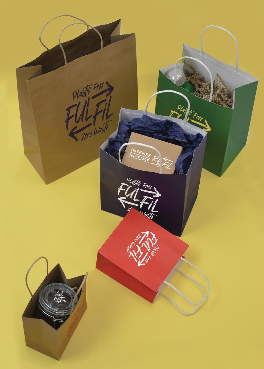 Present your promotional gifts in a Branded Paper Bag - making it easy to carry your giveaways in,  all while promoting your brand on the go.
#branded #branding #promotionalproducts #merchandise #printedbags #logo #events #giveaways #promogifts #marketing #business #brandedbags