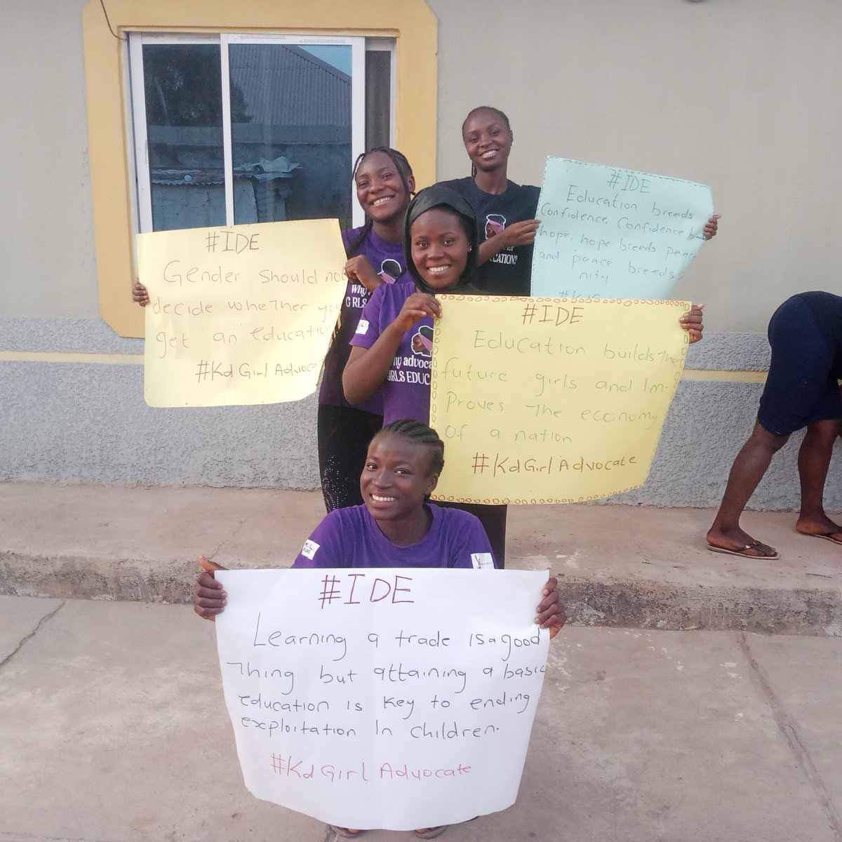 #KdGirlAdvocate
<a href="/MalalaFund/">Malala Fund</a> 
<a href="/EVA_Nigeria/">Education as a Vaccine Nigeria</a> 
<a href="/KadunaSubeb/">Kaduna SUBEB</a> 
<a href="/kadbeam/">Kadbeam</a> 
<a href="/Kaduna_MoE/">Ministry of Education</a> 
<a href="/mabalaku/">mabalaku</a>