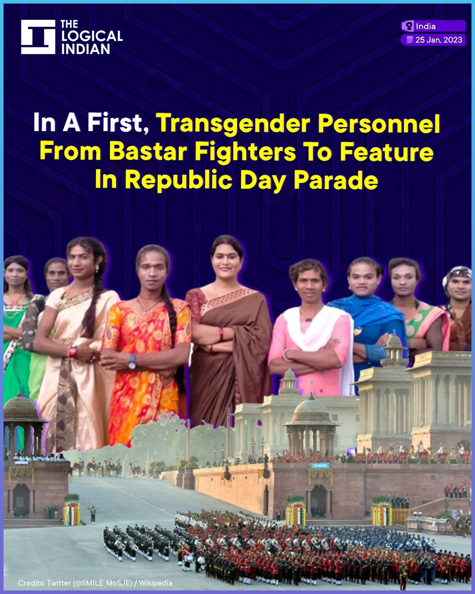 The Chhattisgarh police confirmed that transgender personnel from the 'Bastar Fighters'' will participate in Thursday's Republic Day Parade.

#bastarfighters  #RepublicDayParade2023  #republicday2023  #trangendercommunity