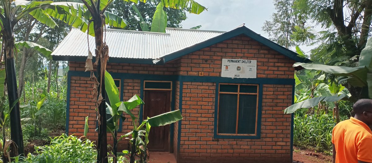 UNHCRTanzania's tweet photo. Housing is essential for health &amp; well being. 

10 People with Special Needs in Kibondo district received brick #houses as part of UNHCR's efforts to ease the pressure on host communities.  

"🙏UNHCR for your continued support to host communities" Col. Aggrey John Kibondo DC https://t.co/bcdqG7GbYn