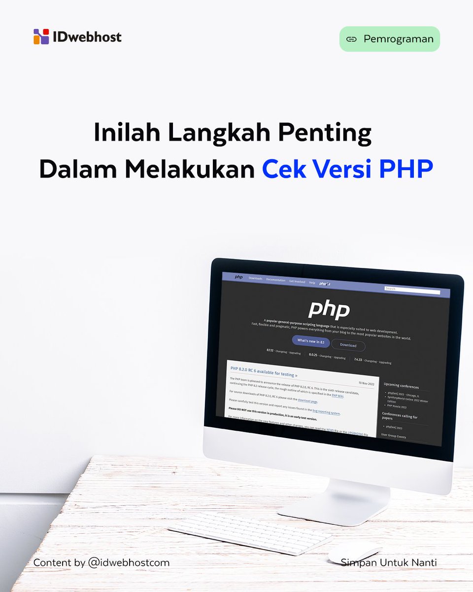 idwebhost's tweet image. Kalau kamu punya website, mengganti versi PHP tuh gak boleh sembarangan loh~~ 😌
Ada beberapa hal yang perlu kamu perhatikan dalam mengganti versi PHP, lengkapnya cek disini, ya! 👇

idwebhost.com/blog/cek-versi… 

#WebHostingYaIDwebhost #VersiPHP #PHP #bahasa #coding #ngoding