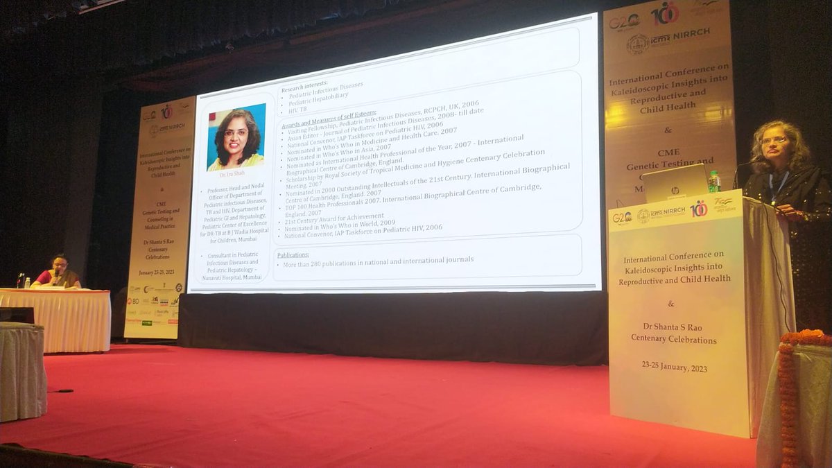 icmrnirwoh's tweet photo. Dr Ira Shah (BJ Wadia Children's Hospital, Mumbai) talked about recent advances in paediatric tuberculosis and the role of research in improving its diagnosis and treatment. #ICKIR https://t.co/iZOHfDk6QG