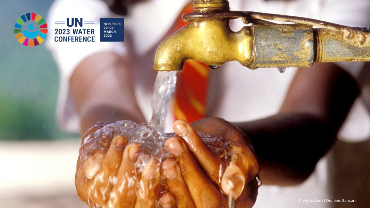 Water is vital to 🥤 health,🚽 sanitation, 🥘 food, and 🌳ecosystems. 

We are looking forward to the UN 2023 Water Conference. This is a key opportunity to generate concrete #WaterAction and commitments to advance the global water agenda. 
 
➡️ bit.ly/Water2023