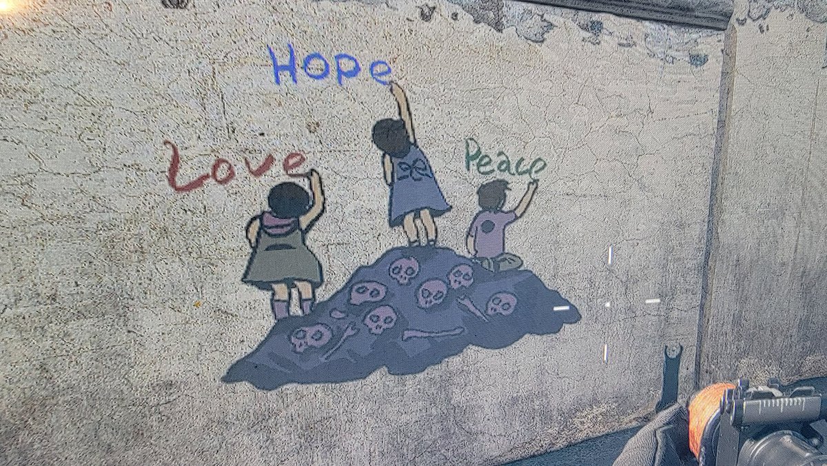 tazbowman's tweet photo. The art in warzone is a hidden gem. 
#Warzone2 #art #DMZ #games https://t.co/XghOvt76CU