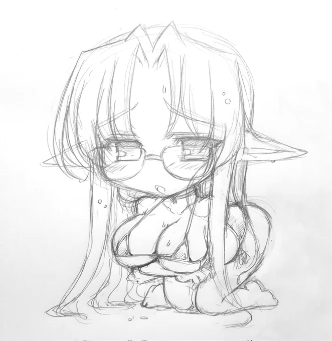 #デフォルメ絵を流してデフォルメ民を増やそう 