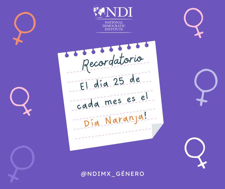 NDI México Género tweet media