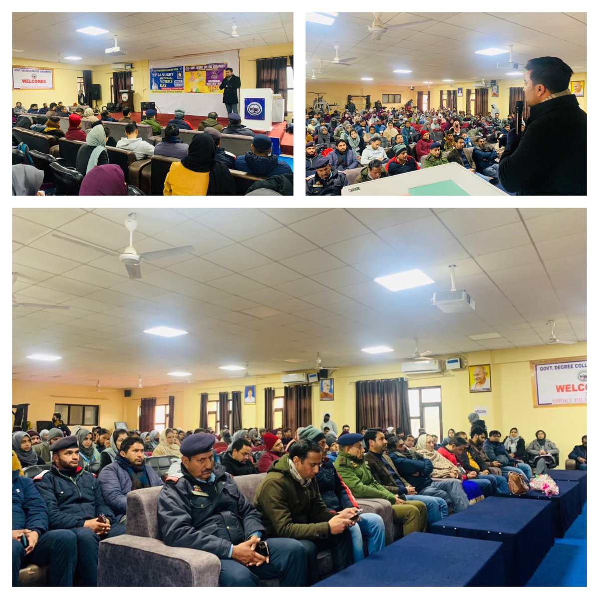 Sub Divisional Magistrate Surankote (@sdmsurankote) on Twitter photo Celebration of Voters Day 2023 in Govt. Degree College Surankote.#votersday <a href="/PoonchDm/">Deputy Commissioner Poonch</a> Celebration of Voters Day 2023 in Govt. Degree College Surankote.#votersday <a href="/PoonchDm/">Deputy Commissioner Poonch</a>