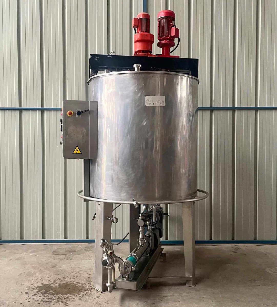 Osertech_indus's tweet photo. // AVAILABLE //

Olsa - 1000 L process vessel + transfer pump
- Slow mixing + emulsifier / Jacket / Pump
- Condition: Used / Second hand.
- More details : https://t.co/SE4HdvPme7

Contact us if you have any question or if you need a quotation.

#Vessel #Process #Olsa #Netzsch https://t.co/gDMD3f5SyB