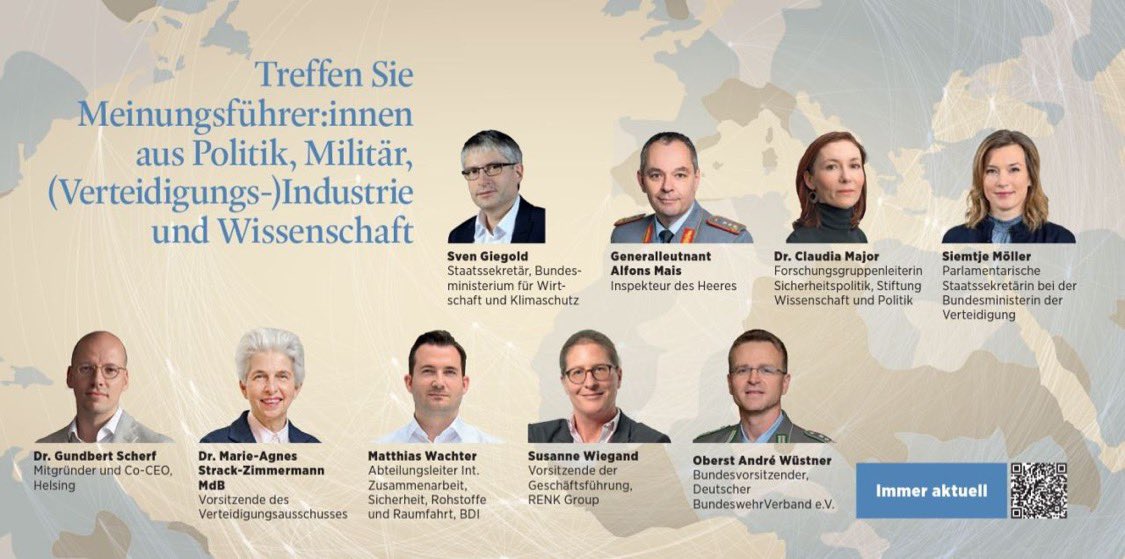 Der Krieg gegen die #Ukraine begann im Weltraum. Dank westlicher #Satelliten verfügt Kiew über eine entscheidende Informations-Überlegenheit auf dem Schlachtfeld. Freue mich auf eine spannende Diskussion mit Generalmajor Traut, Sabine von der Recke von <a href="/OHB_SE/">OHB</a> und <a href="/LarissaHolzki/">Larissa Holzki</a>.