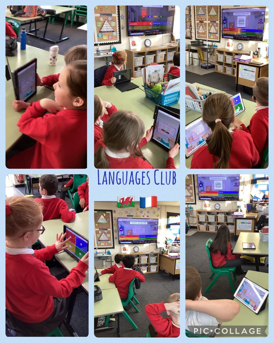 Another fantastic Languages club with <a href="/PengamYear4/">Pengam Year 4</a> <a href="/PengamYear3/">Pengam Year 3</a>. We have been using DCF and the app ‘Kahoot!’ to explore our knowledge of key language patterns and general knowledge about Wales and France. Da iawn pawb and Tres bien 🏴󠁧󠁢󠁷󠁬󠁳󠁿🇫🇷👏🏼 <a href="/PengamYear1/">Pengam Year 1</a> @EAS_Cymraeg