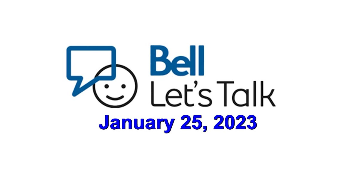 Welcome To January 25.
Today is @Bell_LetsTalk Day in Canada.
#nomoreshame #nomorestigma 
#BellLetsTalk #BellLetsTalk #BellLetsTalk #BellLetsTalk #BellLetsTalk