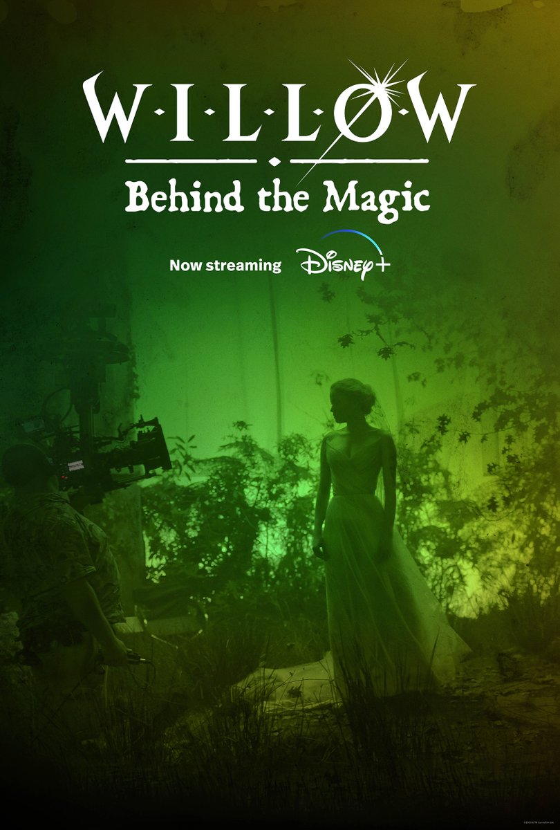 #Willow: Behind The Magic, an original documentary special, is now streaming only on @DisneyPlus ✨