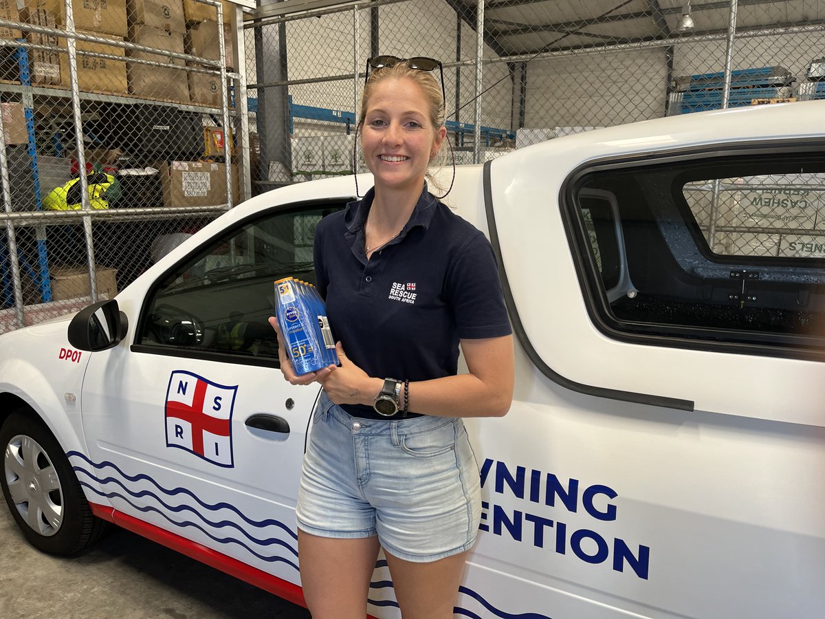 TAKEALOT's tweet photo. A big thank you to our supplier NIVEA for their generous donation of over 1600 units of NIVEA Sun products to the @NSRI. We are grateful for their support of the NSRI's invaluable services and dedication to keeping South Africans safe along our shores. https://t.co/KSttOqLwyb
