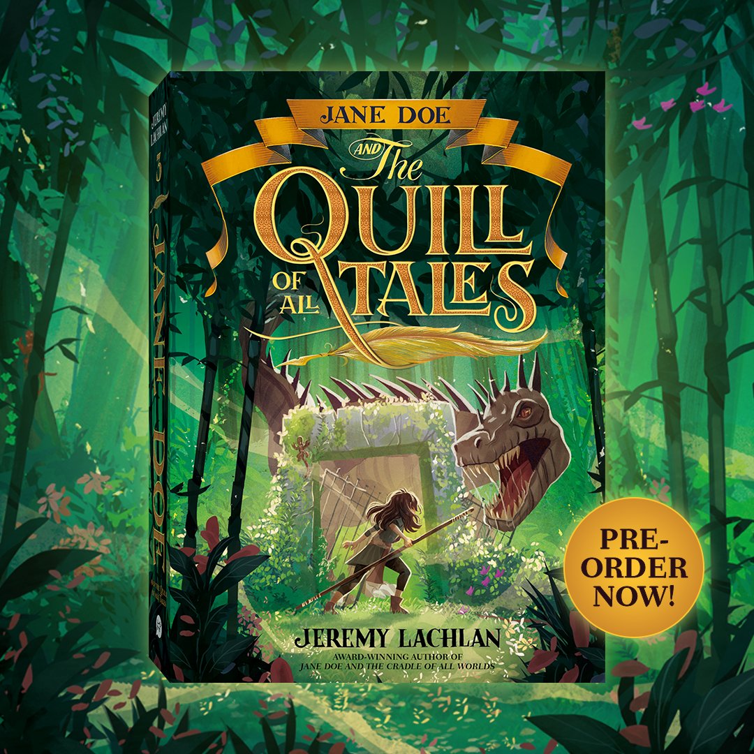 Six weeks to go. Jane Doe and the Quill of All Tales, available for pre-order now. I hope you love this one as much as I do, folks. Everything is about to change ...