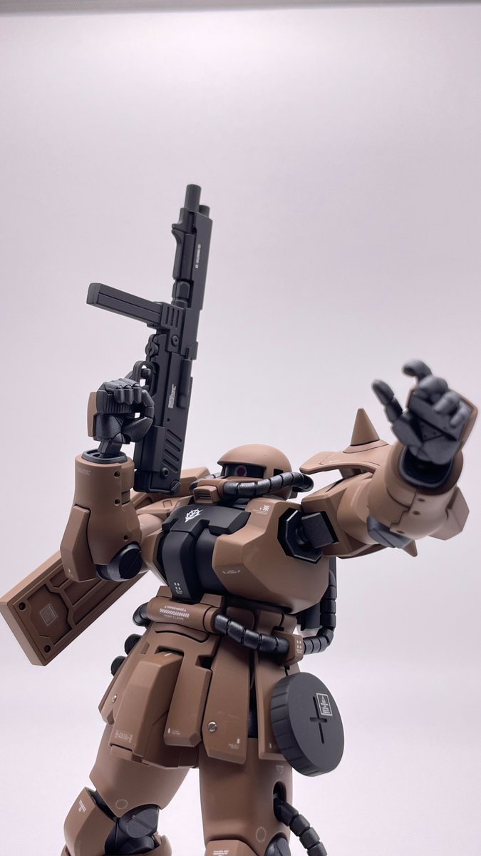 AchieveGunpla's tweet photo. HGUC 1/144 MS-06 MS-06F-2 Zaku II F2 Ver. KLF. 

#zaku #zeon #gundam #gundam0079 #principalityofzeon https://t.co/fpPcPkUmq5