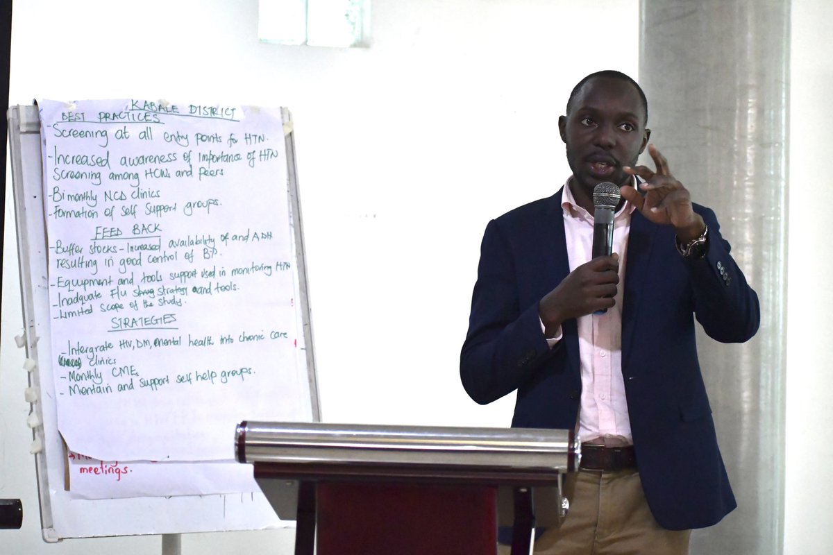 HIV_HTN's tweet photo. “One of our best practices for hypertension is to screen for it at all entry points. Health care workers and peers at the facilities are becoming more aware of the importance of hypertension screening.” ~ Kabale district health facilities representative https://t.co/GItMgILwZe